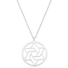 925 Ayar Gümüş Çember Kadın Gümüş Kolye