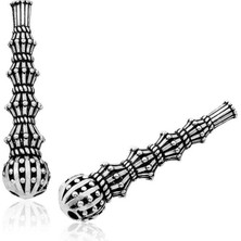 Gümüş Nokta Desenli Tesbih Imamesi