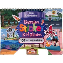 Popüler Sepet Tükenmeyen Sticker Kitabım