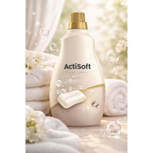 Actisoft Beyaz Sabun Kokulu Konsantre Yumuşatıcı 1500 ml – 60 Yıkama Parfüm Kapsüllü