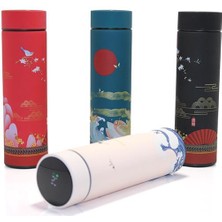 1 Adet Dijital Göstergeli Paslanmaz Çelik Termos