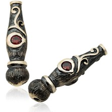 925 Ayar Gümüş Ayyıldız Motifli Tesbih Imamesi