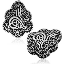 ​925 Ayar Gümüş Işlemeli Tuğra Tesbih Imamesi