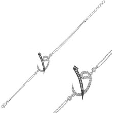 925 Ayar Gümüş Elif Vav Bileklik