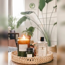 Renesse Home Asel El Yapımı Doğal Rattan Servis Tepsisi – Galvaniz Destekli Dekoratif Sunum ve Organizer Tepsi