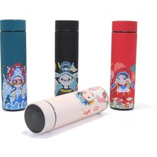 1 Adet Dijital Göstergeli Paslanmaz Çelik Termos