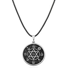 ​gümüş Dört Halife Isimleri Işlemeli Kolye