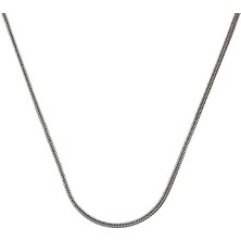 ​gümüş 2 mm Tilki Kuyruğu 55 cm Zincir
