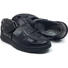 Taşpınar Ayakkabı Taşpınar %100 Hakiki Deri Ortopedik Erkek Yazlık Rahat Hafif Ayağı Yormaz Günlük Sandalet & Ayakkabı 39-45