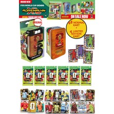 Toyfest Dünya Kupası Fıfa 2026 Panini Adrenalyn Xl Turuncu Teneke Kutu Futbolcu Kartları Metal Kutu 52 Kart