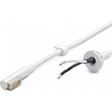 Marsilyan Laptop Adaptör Dc Jack Kablosu 60W L Tip Apple Macbook Uyumlu 1.2 M - Beyaz HDX5543