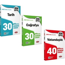 Data Yayınları 2026 Kpss Tarih Coğrafya ve Vatandaşlık Deneme Seti 3 Kitap