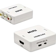 Marsilyan Hdmı To Av Çevirici 1080P Full Hd Beyaz HDX1281