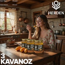3 Kavanoz Herden Kudret Narı Zeytinyağlı Karışımı 3 x 300 gr - Hassas Tüketime Uygun,hafif ve Rahatlatıcı Doğal Destek