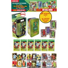 Toyfest Dünya Kupası Fıfa 2026 Panini Adrenalyn Xl Yeşil Teneke Kutu Futbolcu Kartları 1 Metal Kutu 52 Kart