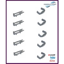 Çınaroğlu Ticaret Beko D3 3001 Sy Bulaşık Makinesi Üst Sepet Ray Kapağı Tutucu Stoper Pimi (10 Adet)