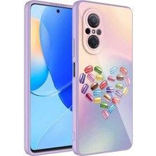 Huawei Nova 9 Se Uyumlu Kılıf Kamera Korumalı Desenli Sert Silikon Zore Epoksi Kapak