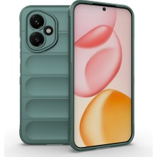 Honor 400 Uyumlu Kılıf Esnek Tpu Oyuklu Arka Yüzey Tasarımlı Zore Etnik Silikon Kapak