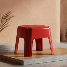 Nova Epoxy Art Dayanıklı Plastik Alçak Tabure