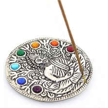 Metal 7 Çakra ( Chakra ) Buda Tütsülük