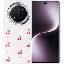 Honor Magic 7 Lite Uyumlu Kılıf Airbag Tasarımlı Simli Şeffaf Zore Kutup Kapak