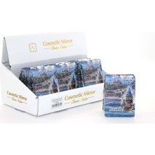 Taşlı Istanbul Tasarımı El Aynası Ince