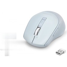 Marsilyan Kablosuz Mouse 600/1600 Dpi - Açık Mavi HDX3408G