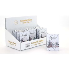 Taşlı Istanbul Tasarımı El Aynası Ince