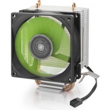 Marsilyan Cpu Işlemci Soğutucu 2 Bakır Borulu - Siyah ND2607