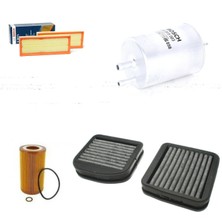 Bosch Filtre Bakım Seti Mercedes S Serisi S 320 W220 1999-2005 224 Beygir Benzin Hava + Yağ F + Yakıt F. + Polen Sardes