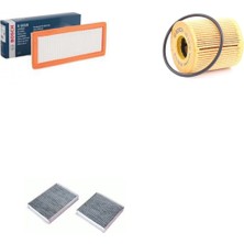 Bosch Filtre Bakım Seti Peugeot 207 1.6 Thp Turbo Benzinli Hava + Yağ F. + Polen Filtre Sardes