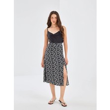 Lc Waikiki Yeni Sezon Beli Lastikli Desenli Kadın Etek