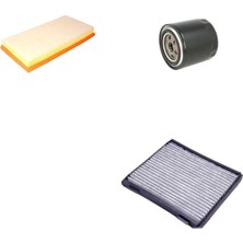 Bosch Filtre Bakım Seti Volvo S40 I 1.9 D 115 Beygir 1995-2003 Hava + Yağ F. + Polen Filtre Sardes