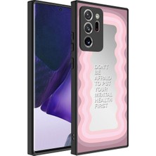 Samsung Galaxy Note 20 Ultra Uyumlu Kılıf Aynalı Desenli Kamera Korumalı Parlak Zore Mirror Kapak
