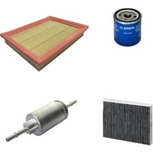 Bosch Filtre Bakım Seti Ford Fusion 1.6 Benzinli Hava + Yağ F + Yakıt F. + Polen Sardes