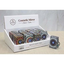 Taşlı El Aynası Anahtarlık