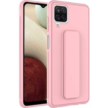 Samsung Galaxy A12 Uyumlu Kılıf Zore Qstand Kapak