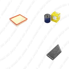 Bosch Filtre Bakım Seti Peugeot 206 1.6 Benzinli 1998-2000 89 Beygir Hava + Yağ F. + Polen Filtre Sion