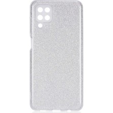 Samsung Galaxy A12 Uyumlu Kılıf Zore Shining Silikon