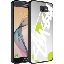 Samsung Galaxy J7 Prime Uyumlu Kılıf Aynalı Desenli Kamera Korumalı Parlak Zore Mirror Kapak