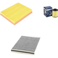 Bosch Filtre Bakım Seti Opel Astra H 1.4 2005-2006 Benzinli Hava + Yağ F. + Polen Filtre Sardes