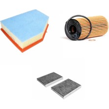 Bosch Filtre Bakım Seti Bmw 5 Serisi F90 G30 G31 520 D Dizel 2017+ Hava + Yağ F. + Polen Filtre Bosch