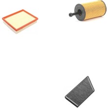 Bosch Filtre Bakım Seti Peugeot 206 1.6 Benzinli 2001-2004 Hava + Yağ F. + Polen Filtre Sion