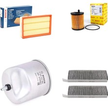 Bosch Filtre Bakım Seti Citroen C4 Picasso Iı 1.6 Hdi 115 Beygir 2013+ Hava + Yağ F + Yakıt F. + Polen Sardes