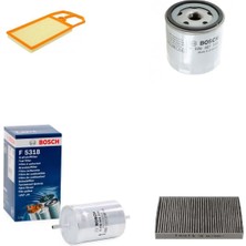 Bosch Filtre Bakım Seti Seat Toledo 1.6 105 Beygir 2000-2001 Aus Azd Bcb Motor Hava + Yağ F + Yakıt F. + Polen Bosch