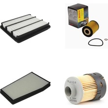 Bosch Filtre Bakım Seti Chevrolet Epica 2.0 D Dizel Hava + Yağ F + Yakıt F. + Polen Sardes