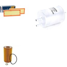 Bosch Filtre Bakım Seti Mercedes S Serisi S 320 W220 1999-2005 224 Beygir Benzin Hava + Yağ F. + Yakıt Filtre Bosch