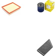 Bosch Filtre Bakım Seti Peugeot 206 2.0 Hdı Dizel 2002-2009 Hava + Yağ F. + Polen Filtre Sion