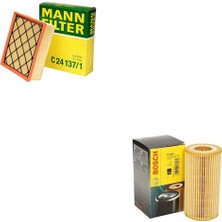 Bosch Filtre Bakım Seti Volvo S40 Iı 2.5 T5 Benzinli 2004-2013 Hava + Yağ Filtre