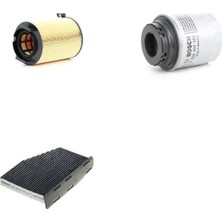 Bosch Filtre Bakım Seti Volkswagen Eos 1.4 Tsı Benzinli 2011+ Hava + Yağ F. + Polen Filtre Bosch